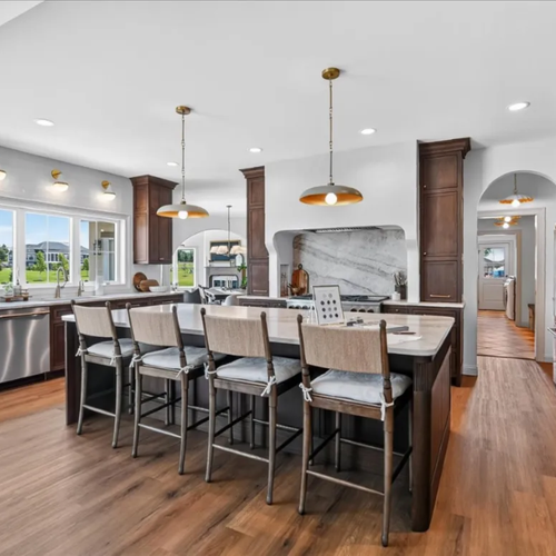 Farino LVP flooring installed in 2026 Spring Parade of Homes by Bisbee's Flooring Center
