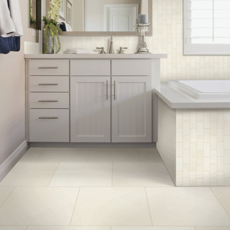Bisbee's Flooring Center provides tile flooring solutions in Sun Prairie, WI. - Grand Boulevard-  Simple White Polish