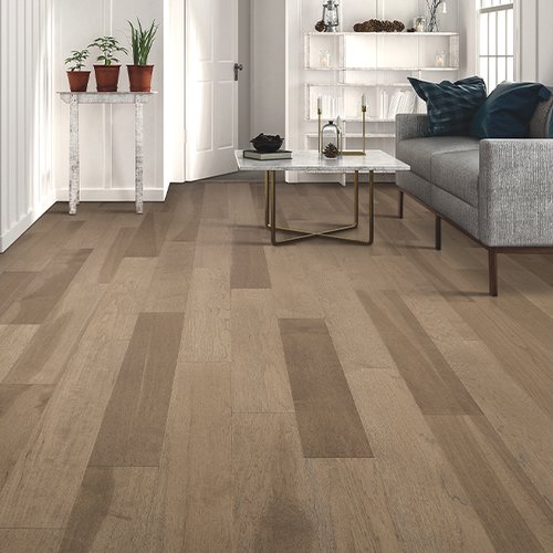 Vinyl flooring in the living room